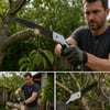 BUFFER® 53 cm Katlanır Testere, Büyük Boy, El Testeresi, Katlanabilir Budama ve Kesim Testeresi, Kamp, Bahçe ve Ahşap Kesim Testeresi