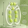 BUFFER® 9 Tekerlekli Lenfatik Masaj Aleti– Selülit Karşıtı Vücut Sıkılaştırıcı ve Şekillendirici Kas Rahatlatıcı Roller