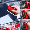 BUFFER® Araç Cam Buğu Önleyici Sünger – Ergonomik Tutacaklı Yan Ayna & İç Cam Yağ Filmi Temizleyici