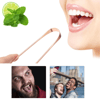 BUFFER® Bakır Oil Pulling Yağ Çekme Dil Plak Temizleme Aleti Dil Fırçası Sıyırıcı Dil Kaşığı