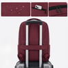 BUFFER® Bordo Laptop Sırt Çantası, Bilgisayar Korumalı İç Bölmeli Notebook Çantası, Organizer Cepli ve USB Şarj Portlu