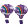 BUFFER® Dekoratif Renkli Kağıt Dilek Feneri Balonu Renkli Uçan Balon