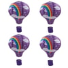 BUFFER® Dekoratif Renkli Kağıt Dilek Feneri Balonu Renkli Uçan Balon