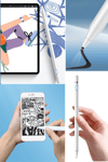BUFFER® Evrensel Tablet ve Dokunmatik Telefonlarla Uyumlu Hassas Çizim ve Tasarım Kalemi
