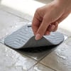 BUFFER® Gri Kare Evye Gider Koku Önleyici Silikon Mat – Lavabo Süzgeç ve Haşere Engelleyici