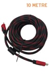 BUFFER® HDMI Kablosu HDTV Bilgisayar Uydu Görüntü Ses Full HD Sargılı Görüntü Aktarma Kablosu