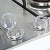 BUFFER® Isıya Dayanıklı Plastik Ocak Düğme Koruyucu Düğme Kilidi Emniyet Düzeneği