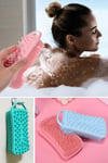 BUFFER® Kendiliğinden Askılı Peeling ve Masaj Etkili Silikon Banyo Vücut Fırçası