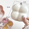 BUFFER® Kompakt Çiçek Model İlaç Kutusu – 7 Bölmeli Günlük ve Seyahat Tipi Mini Hap Düzenleyici