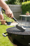 BUFFER® Mangal Izgara Temizleme Fırçası – Paslanmaz Çelik Telli, Uzun Saplı Grill Temizlik Aparatı Mangal Temizlik Fırçası