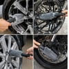 BUFFER® Mikrofiber Jant Temizleme Fırçası Yumuşak Çizmez Saplı Araba Motosiklet Lastik Yıkama Bakım Süngeri
