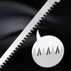 BUFFER® Mini Tavuk Kuyruk Testere,Keskin Kesici Kıl Testere