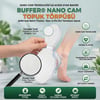 BUFFER® Nano Cam Topuk Törpüsü, Şeffaf Ayak Bakım Törpüsü, Nasır ve Ölü Deri Temizleyici Aparat