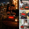 BUFFER® NS-901 Şömine Görünümlü Bluetooth Hoparlör, Nostaljik Radyo ve Kablosuz Müzik Çalar, Dekoratif Retro Tasarım
