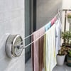 BUFFER® Paslanmaz Çelik Geri Çekilebilir Çamaşır İpi – Duvar Tipi Duvara Monte Banyo,Balkon,Bahçe Çamaşır Kurutma Askısı