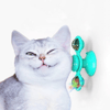 BUFFER® Pet Malzemeleri Vantuzlu Fırıldak Toplu Dönen Şeffaf Depo Tasarım İnteraktif Kedi Oyuncağı