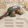 BUFFER® Şarjlı Isıtmalı Boyun ve Omuz Masaj Aleti Parmak Hareketini Taklit Eden Yoğurma Masaj Cihazı