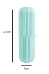 BUFFER® Seyahat Tipi Diş Fırçası Gözlük Makyaj Fırçası İçin Çok Amaçlı Silindir Saklama Kutusu İpli