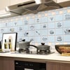 BUFFER® Sıcaklığa Dayanıklı Kendiliğinden Yapışkanlı Film Su ve Yağ Geçirmez Duvar Folyosu 5mt*60 cm