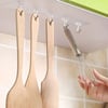 BUFFER® Süper Güçlü Yapışkanlı Suya Dayanıklı Şeffaf Askı 5li Set Yeniden Kullanılabilir Kancalar