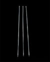 Burgulu Kuşbaşı Şişi - Metal - Kalın Kare - 50 cm