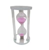 Büyük Cam Kum Saati Cam Standlı 15 Dakika - Çap: 7.7cm-yükseklik: 14.7cm Bx40