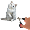 Büyük Irk Köpek Kedi Çelik Uçlu Evcil Hayvan Tırnak Makası Pati Bakım Aleti Ergonomik Kaymaz Bx40
