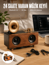 Çalar Radyo Müzik Kutusu Nostaljik Hoparlör Speaker