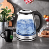 Cam - Ledli Kettle 1.8lt  Gizli Rezistans - Kablosuz 360 Derece Gövde 1500w Sk-8033 Bx40