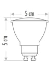 CATA CT 4215 7W Led Çanak Ampul 6400K Beyaz Işık GU10 Duy
