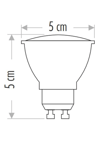 CATA CT 4215 8W Çanak Led Ampul 4000K Ilık Beyaz