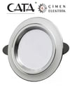 CATA CT 5257 Beyaz Kasa Zebra Led Spot 6W 3 Renkli