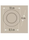 CATA CT 5257 Beyaz Kasa Zebra Led Spot 6W 3 Renkli