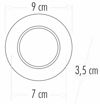 CATA CT 5260 8W Başak Led Spot 3 Renkli