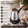 Çelik Elektrikli Cezve Türk Kahve Makinesi - 5fincan=400ml 360° Kablosuz Kullanım Katlanır Kulp 700w Scm-2967 Bx40