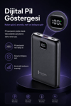 Cep Telefonu Uyumlu 10000 mAh Dijital Göstergeli Hızlı Şarj Powerbank