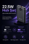 Cep Telefonu Uyumlu 10000 mAh Dijital Göstergeli Hızlı Şarj Powerbank