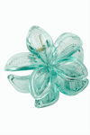 Çerçeveli Simli Lotus Toka 8 cm