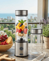 Çift Cam Hazneli Blender 16500 RPM Buz Kırıcı Taşınabilir Blender
