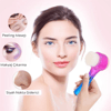 Çift İşlevli Renkli Cilt Yüz Temizleme Fırçası Peeling Masaj Etkili Gözenek Temizleyici Alet Bx40