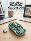 Çift Mod Bağlantılı Kablosuz Mouse Bluetooth ve USB Alıcılı Yeni Nesil