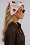 Çilek Örme Bohem Bandana