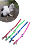 Çıngıraklı Zilli Sevimli Renkli Slikon Kedi Köpek Boyun Tasması Bx40