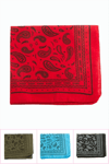 Çini Desenli Keten Bandana 50*50