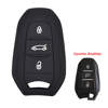Citroen C4 Picasso DS3 DS4 DS5 DS6 Uyumlu Silikon Oto Anahtar Kumanda Kabı Kılıf Siyah