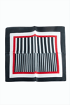 Çizgili Desenli Zr Şifon Fular 50*50 cm