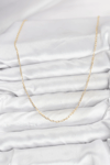 CM 14K Gold Renk Ataç Zincir Model 60 cm Kadın Kolye