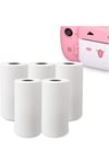 Çocuk Kamera Baskı Kağıdı, 5’li Rulo 57x25mm Çekirdekli Fotoğraf Baskı Termal Kağıt Rulo