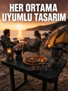 Çok Amaçlı Katlanır Kamp Masası Dayanıklı Piknik Balkon Bahçe Masası
