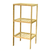 Çok Amaçlı Raf - Organizer 3 Katlı Ahşap - Bambu 36x32x80cm Bx40